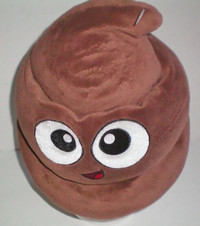 Fiesta Toys Emoji Poop Plush Emoticon Hat 12 Inches