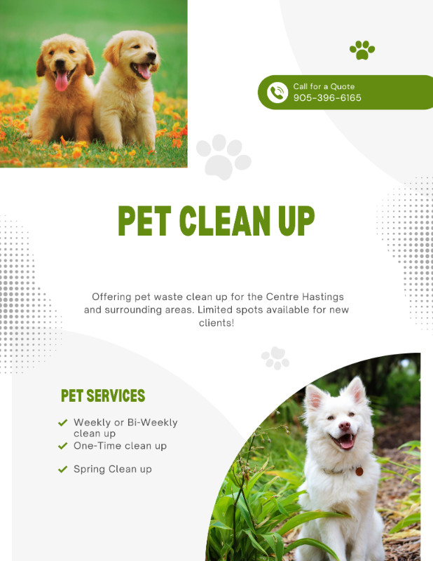 Pet Waste Clean Up (Poop N Scoop) in Animal & Pet Services in Belleville