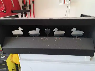 Resetting pellet target for airguns (Metal), View more
