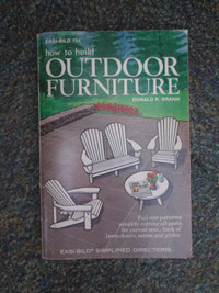book #15 - How to Build Outdoor Furniture