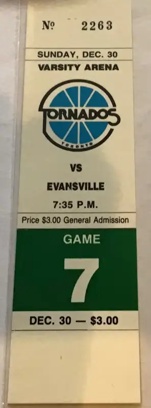 1980s Continental Basketball Association Toronto Tornados $15, View more