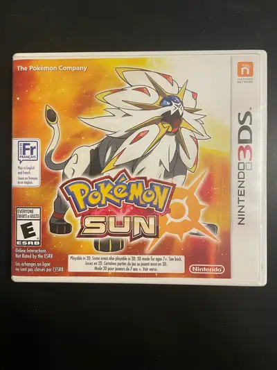 Nintendo 3DS Game Pokemon  Sun In Case, View more