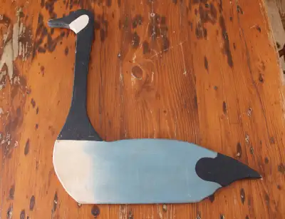 Vintage Canadian Folk Art Piece - Goose - Signed, View more