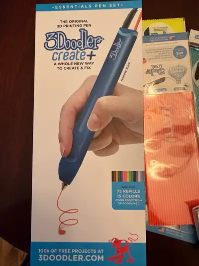 3D Doodle art pen with supplies.