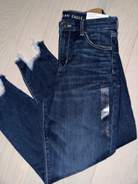 NEW womens American Eagle high rise jeans