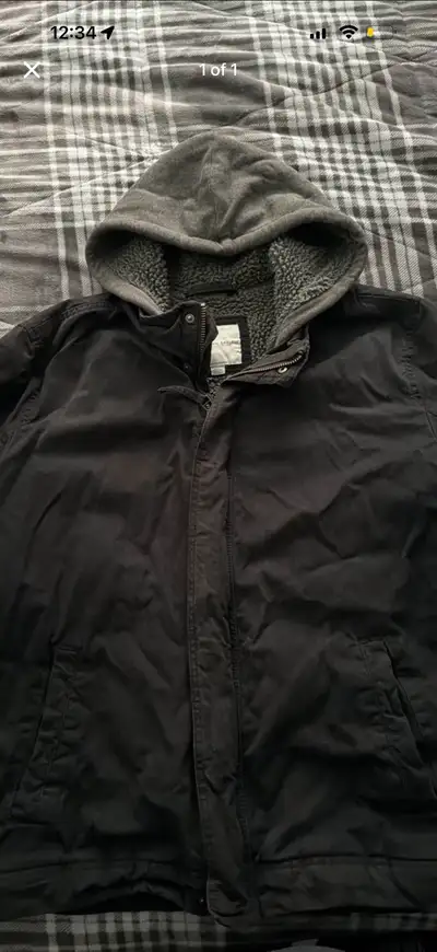 American Eagle Sherpa-Lined Hoodie Jacket, View more