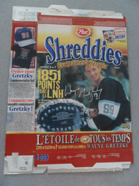 Post Cereal Boxes of Wayne Gretzky. $10 ea.