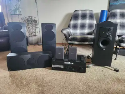 Full stereo - Athena Speakers, Yamaha Receiver, View more
