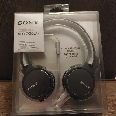 Brand new in box Clear and balanced sound Stereo headphones