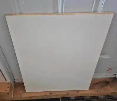 Tablette mélamine blanche / White melamine shelf, View more