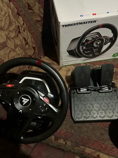 thrustmaster T128 with T3pm pedals, View more