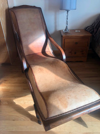 Leather Chaise for sale