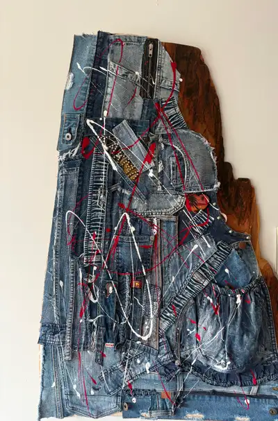 Denim art Wall hangings, View more