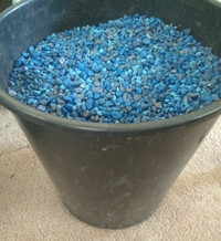 Aquarium Gravel - 1 Black & 1 Blue