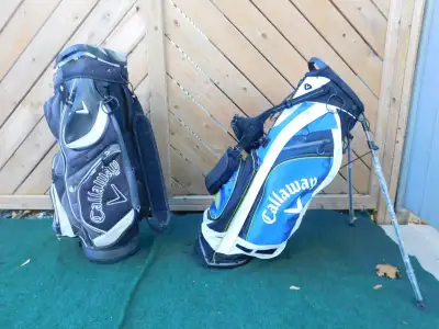 2 X TAYLOMADE CART GOLF for sale asking $75 each Note-Members have lots of golf clubs and golf bags...