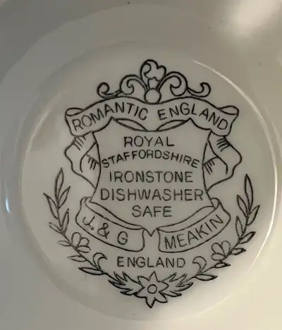 J&G ROYAL STAFFORDSHIRE DINNER WEAR SET (ROMANTIC ENGLAND), View more