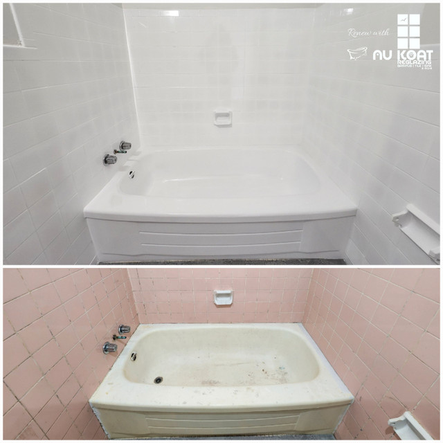 Bathtub Tiles Sink Reglazing Refinishing Resurfacing Repair in Renovations, General Contracting & Handyman in Kitchener / Waterloo - Image 4