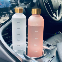 NEW pink water bottle with markings