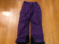 Size 10-12 child purple snowpants