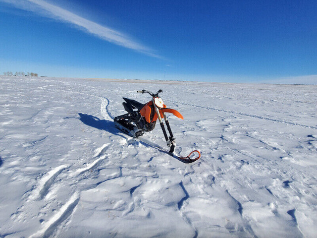 KTM 450(500) EXC Radix snow bike! 6 speed, electric start in Dirt Bikes & Motocross in Swift Current - Image 4