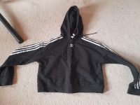 Cropped Adidas Hoodie (Size S Women's)