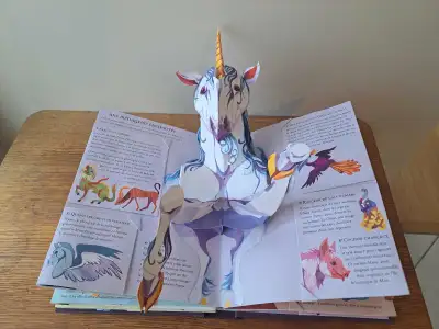 Kids pop up book – French fairy book magic girls - Fees, View more