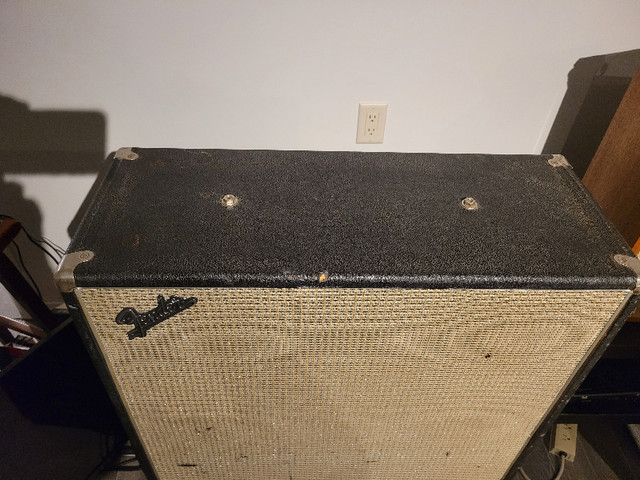 Fender Band Master Drip Edge Cabinet 2x12 1968 dans Amplificateurs et pédales  à Ville de Montréal