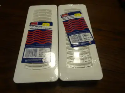 White Plastic floor register covers, View more