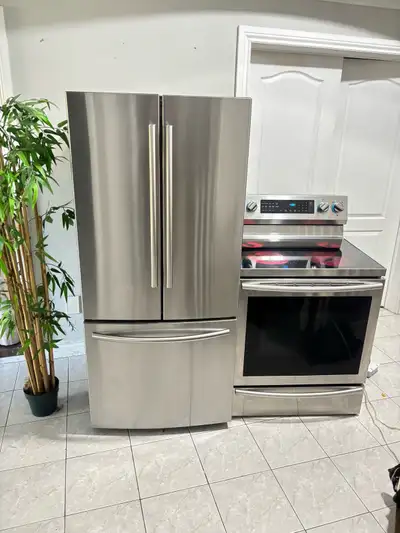 Must Go 30w SET Fridge stove can DELIVER , View more