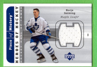 2002-03 UD Piece of History Heroes Jerseys #HHBS Borje Salming