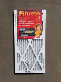 Filtrete 12x24x1 MPR 1000 Rating Pleated AC Furnace Air Filter