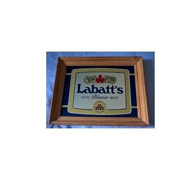 Vintage Labatt's Biere Pilsener Beer Mirror Bar Sign in Arts & Collectibles in Oshawa / Durham Region - Image 3
