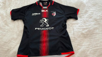 Rugby Jersey Mens Size L - Toulouse Black and Red Top 14