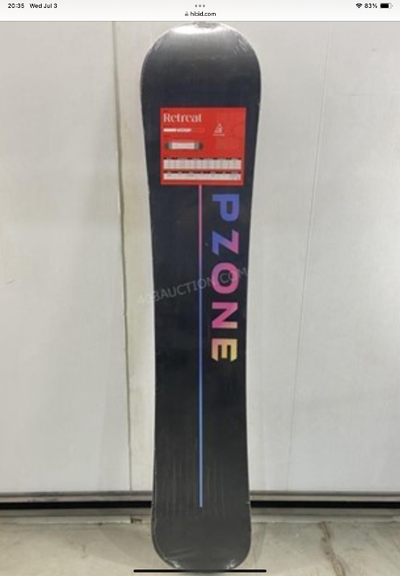 2024 Ripzone Retreat Women's Twin Flat Snowboard Brand New 151cm, View more
