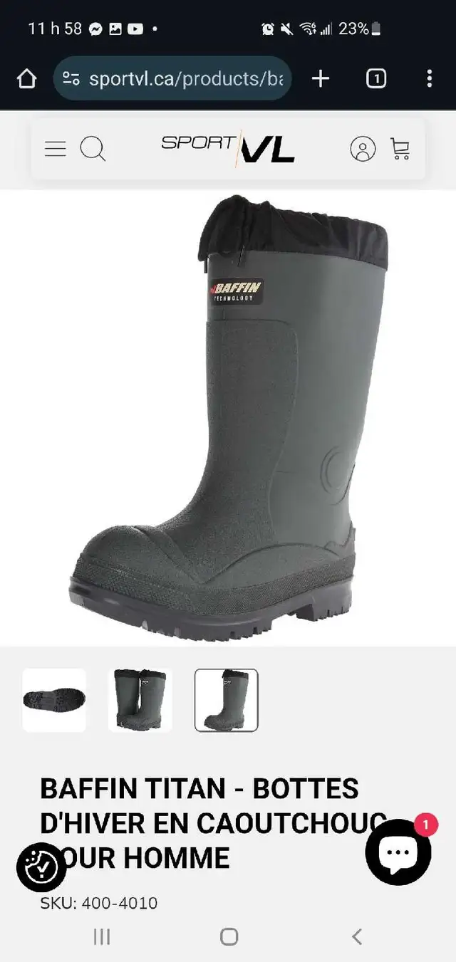 botte travail homme in Men's Shoes in Shawinigan - Image 2