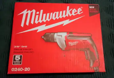 Milwaukee 3/8" Corded Drill, View more