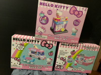 Hello kitty block build sets- new in box