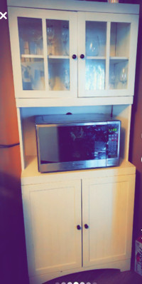 4-Door Open Shelf Freestanding Kitchen Pantry Storag