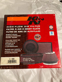 K&N High Flow Air Filter, New. # E-1065 many GM Applications