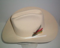 Smithbilt Felt Western Hat with Feather