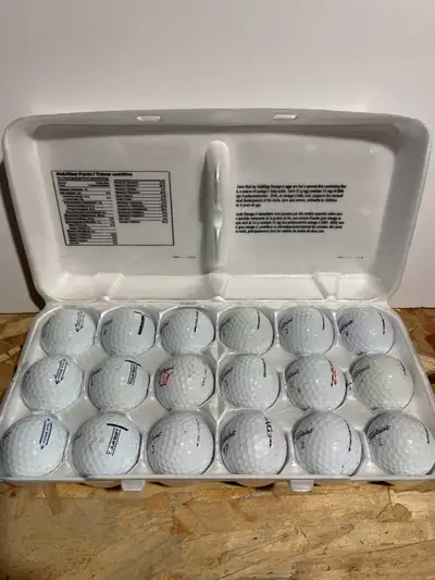 Titleist Golf Balls (18) Miscellaneous Pack Pro V1 392 / tour soft / NXT tour / tour distance / used...