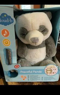 New Cloud B Peaceful Panda Sleep Soothers, Grey/beige