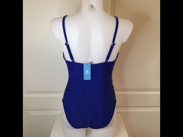 Women’s One Piece Royal Blue Tummy Control V Neck Bathing Suit in Women's - Other in Winnipeg - Image 4