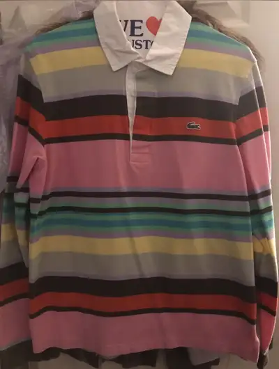 Lacoste Men’s Classic Fit Long-Sleeve Polo Rugby Shirt Small, View more