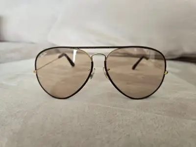 Ray Ban Leathers Aviator Sunglasses $150 obo, View more