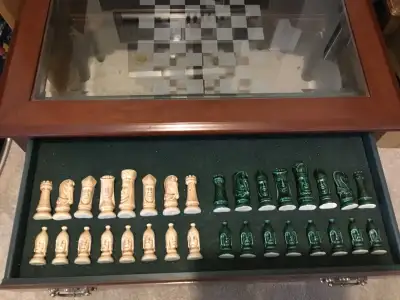Chess Set With Coffee Table, View more