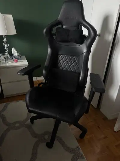 Selling Corsair Gaming Chair. Perfect condition, I just don’t use it and don’t have space for it. $3...