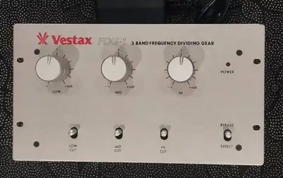 Vestax FDG-1 Frequency Isolator / Master EQ — Made in Japan, View more