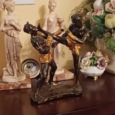 Muay thai kickboxing statue - authentic, View more