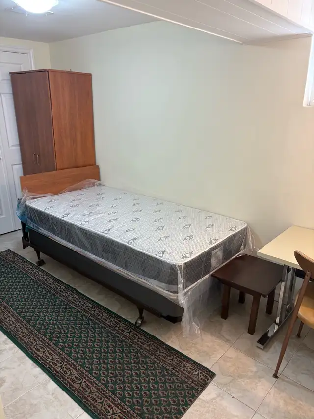 Furnished, Basement Room with Private Fridge available63826904061315120